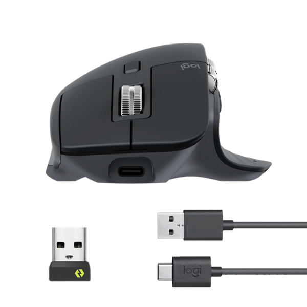 Logitech MX Master 3S Maus Graphite